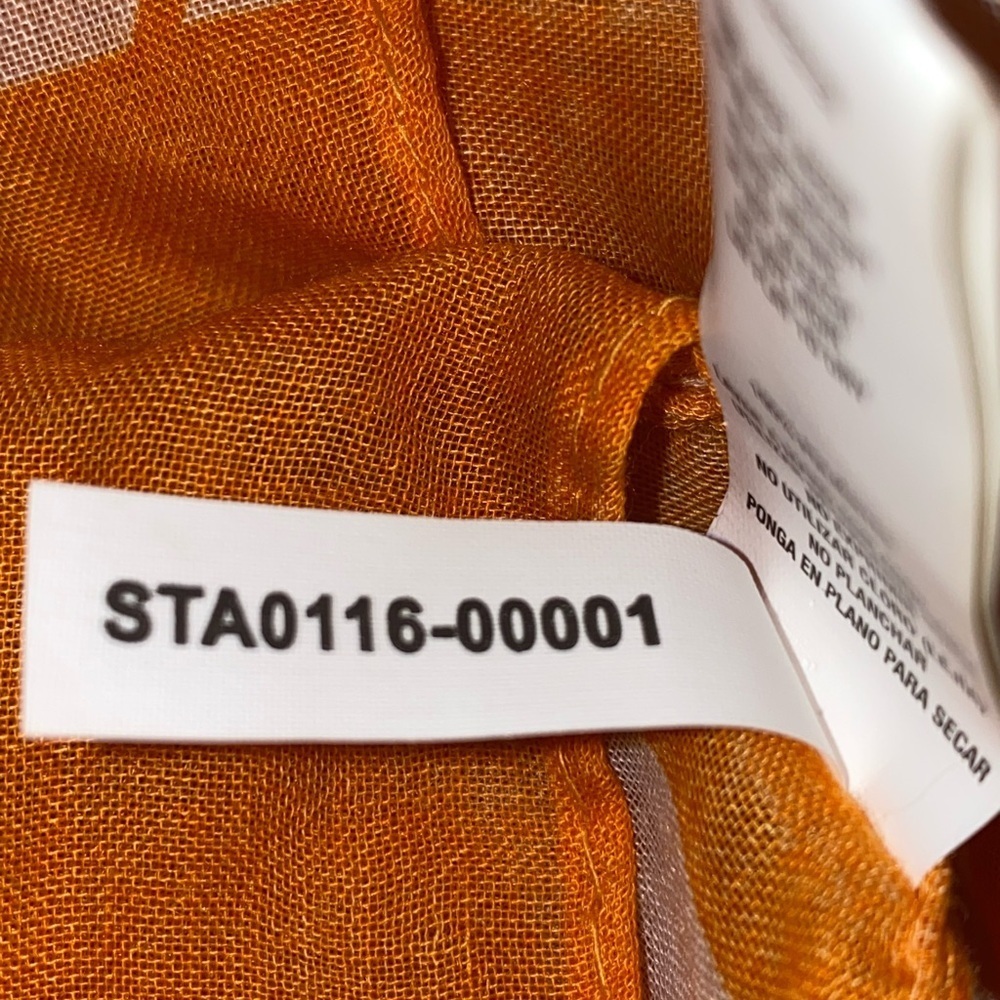 Tennessee Volunteers Orange With White T Scarf - Picture 5 of 5